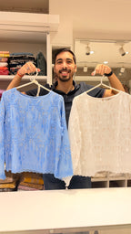 Crop top with tassels