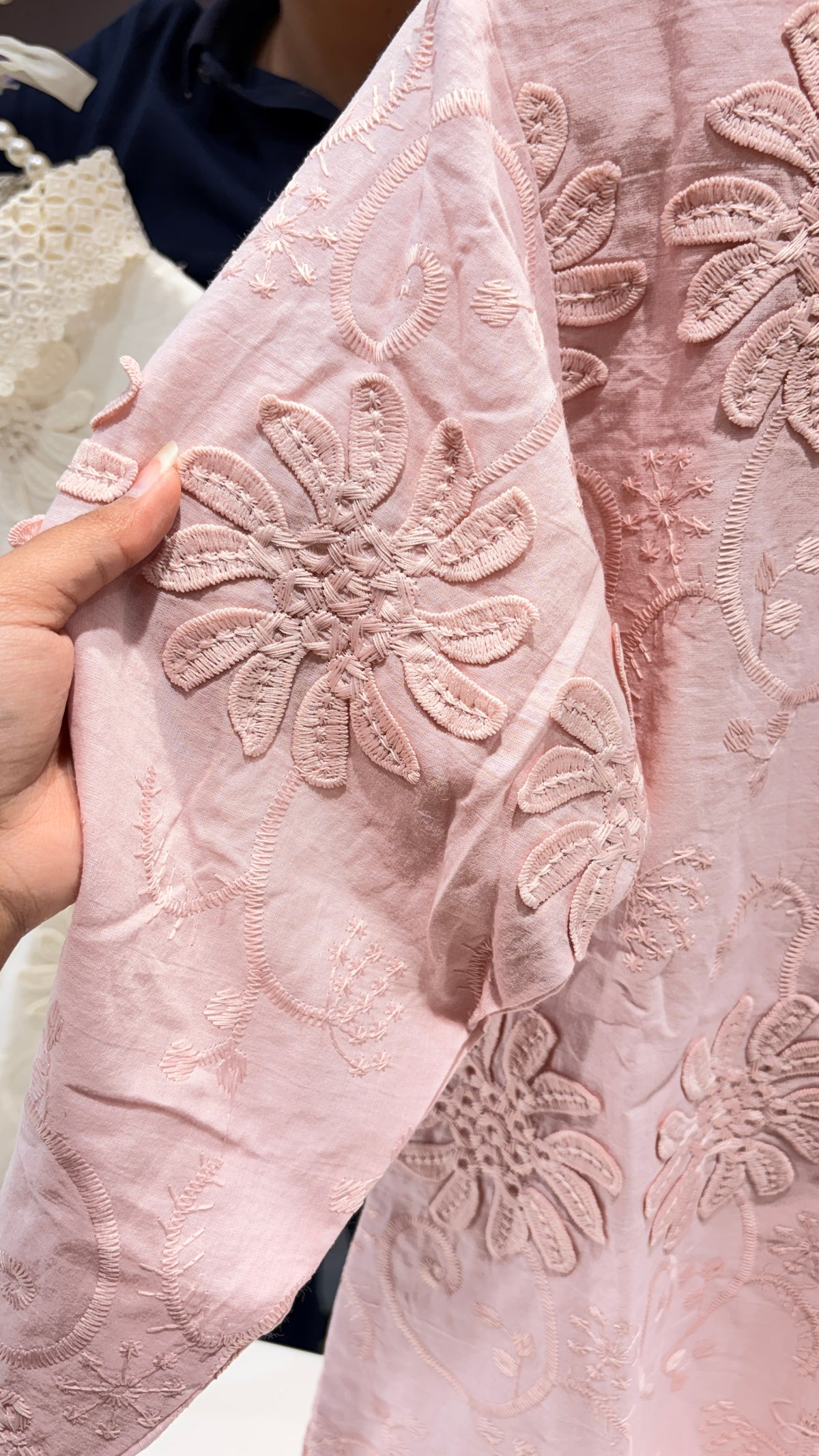 Pure cotton semi formal top