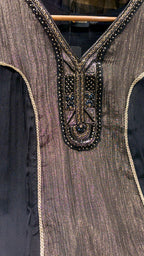 A-line shimmer suit