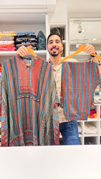 Crepe kaftan co ord set