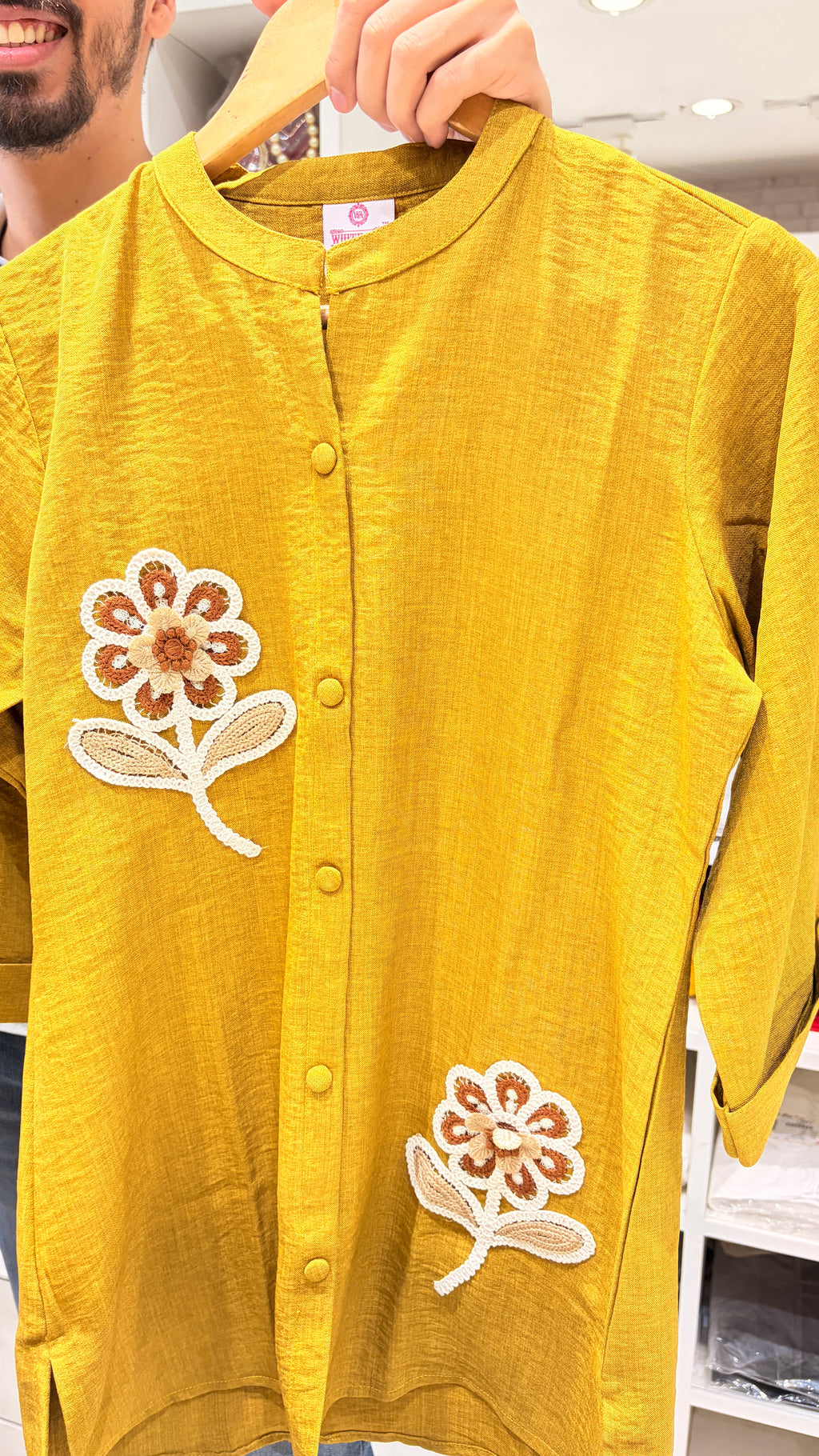 Crochet embroidery co ord set