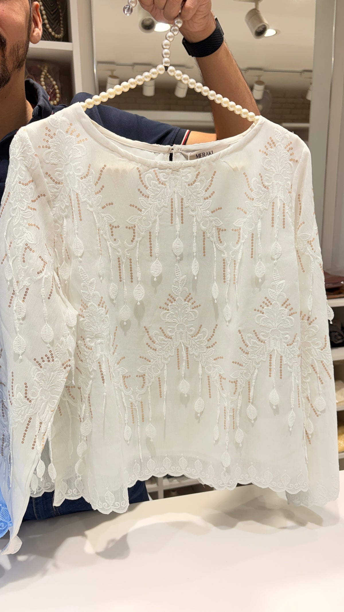 Crop top with tassels