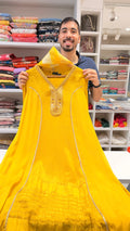 A-line shimmer suit
