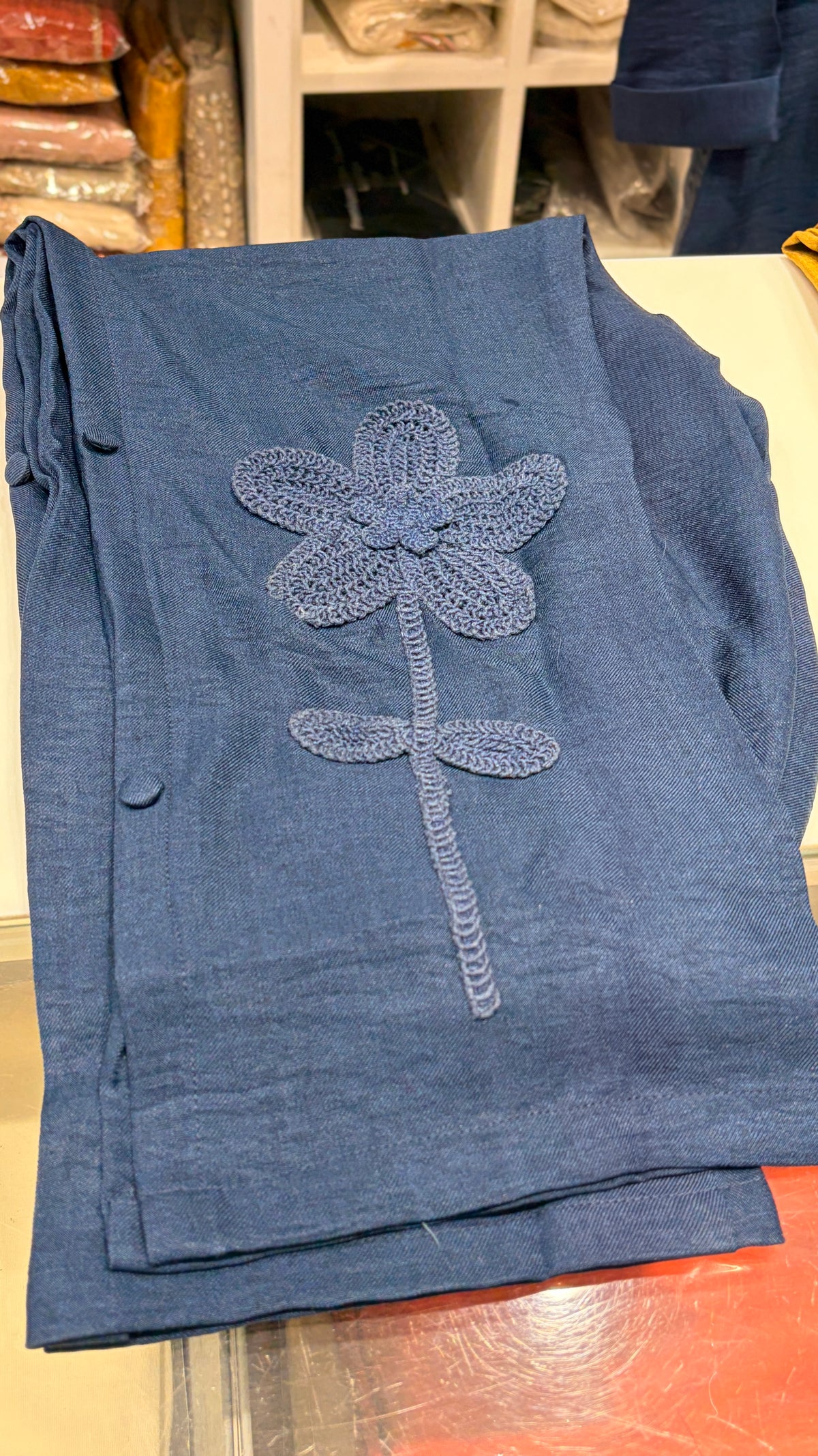 Crochet embroidery co ord set