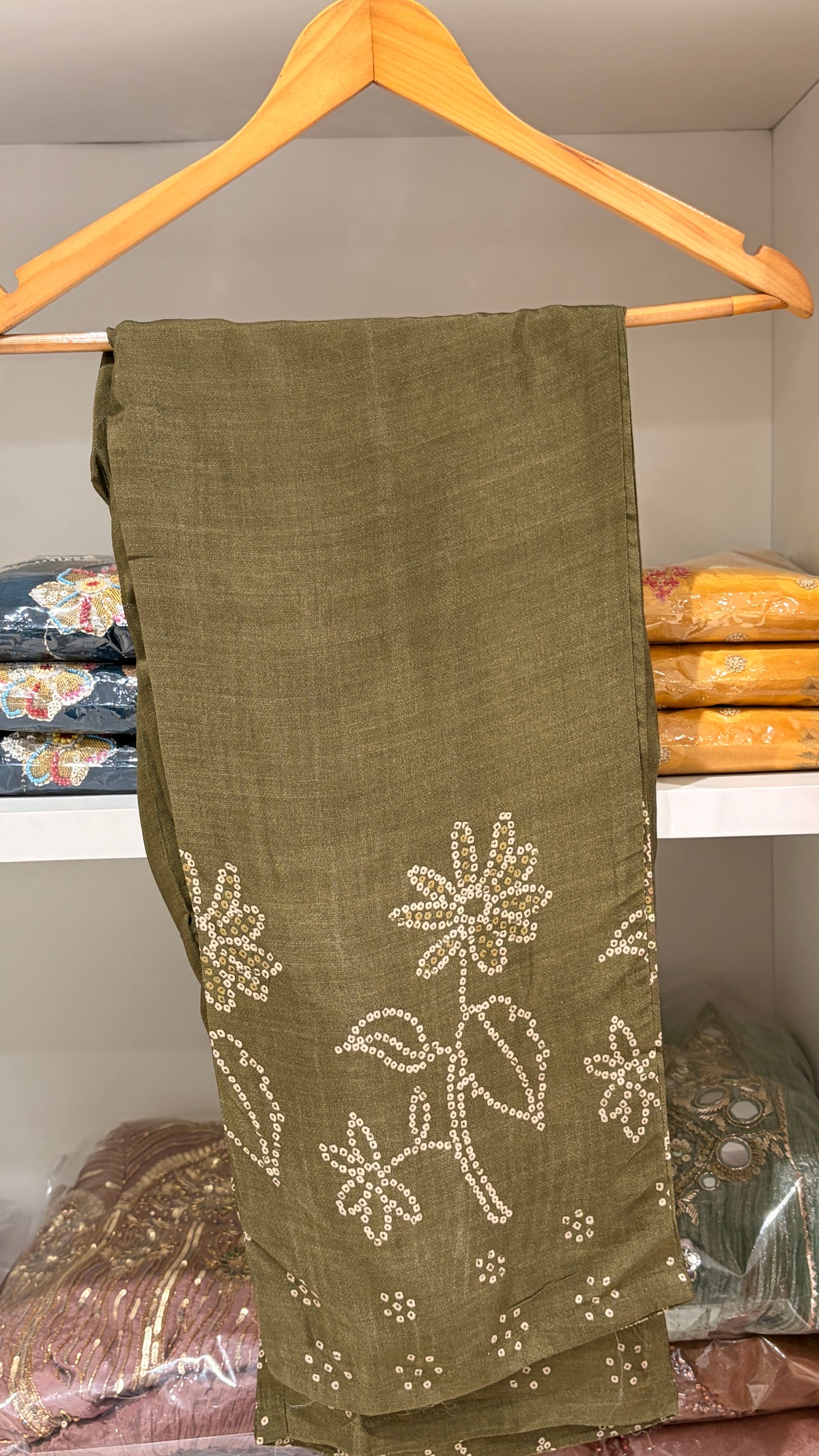 Printed olive co ord set