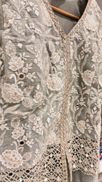 Mirror & Cutwork Embroidered Sharara Set